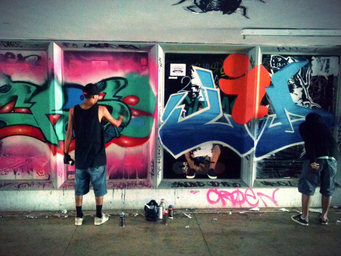 Graffiti Wall in Brasilia - Photo by Crose