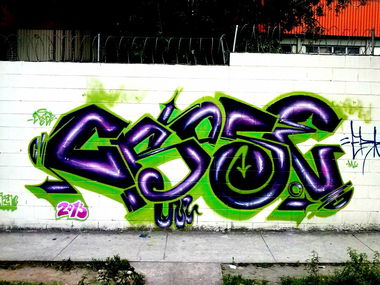 Graffiti Wall in Brazil - Photo by Crose