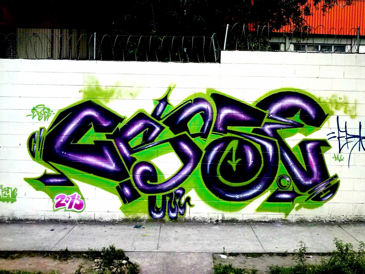 Graffiti Wall in Brazil - Photo by Crose