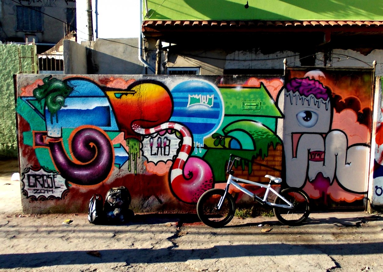 Graffiti Wall in Brazil - Photo by Crose