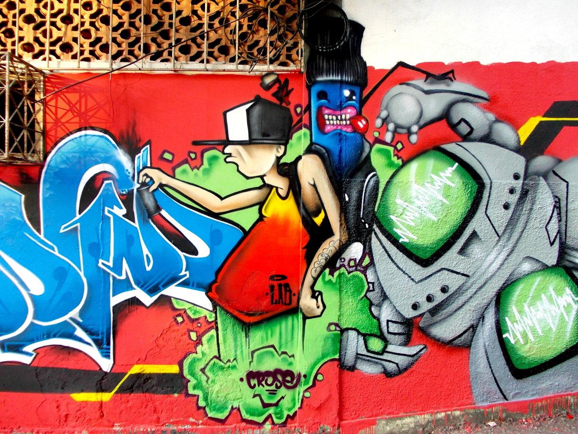 Graffiti Wall in Brazil - Photo by Crose - Crose, Lab, Gang (2014)