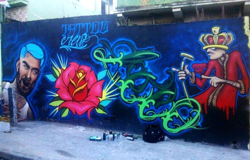 Graffiti Wall - Photo by Crose