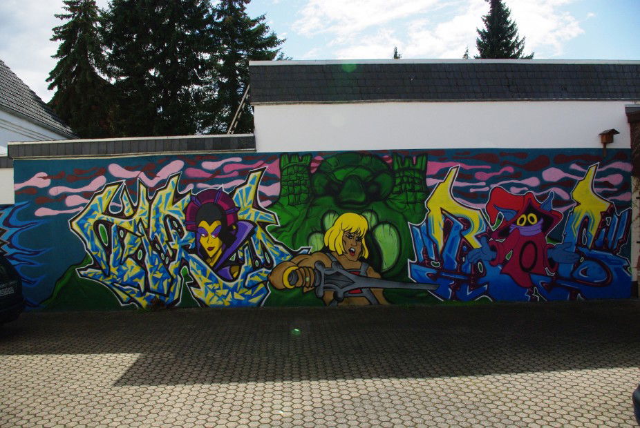 Graffiti Wall in Leverkusen - Photo by Cuba64 (2012)