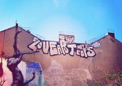 Graffiti Wall in Berlin - Photo by CurlY - Love, Art, hate