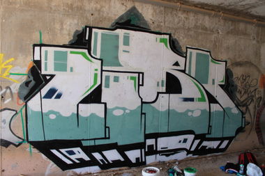 Graffiti Wall - Photo by CurseOneGalaxia - Curse, One, Montana (2014)