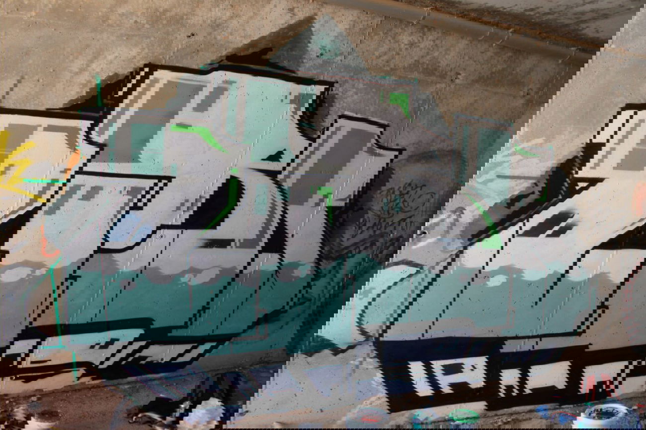 Graffiti Wall - Photo by CurseOneGalaxia - Curse, One, Montana (2014)