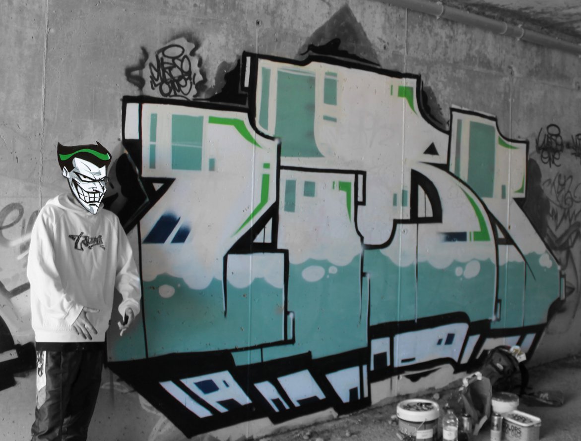 Graffiti Wall - Photo by CurseOneGalaxia - jocker, Curse, One (2014)