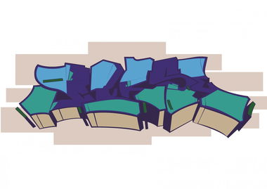 Graffiti Sketch - Photo by CurseOneGalaxia - Draw, Elche, Spain (2014)