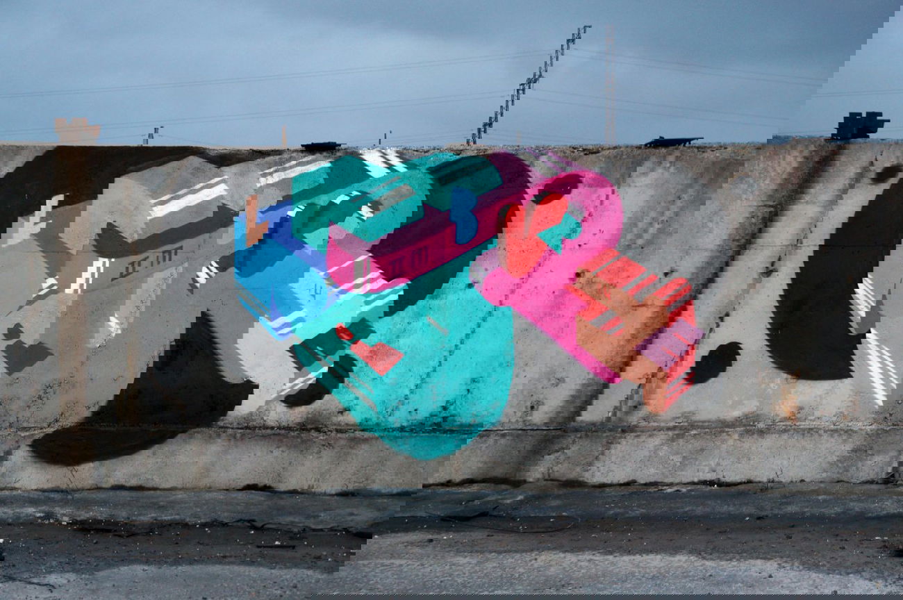 Graffiti Wall in Russia - Photo by Curvalibre - Curva, Libre, 2Mcrew (2014)