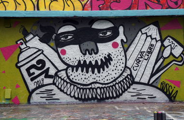 Graffiti Wall in Oslo - Photo by Curvalibre - curvalibre, character, chrome (2017)