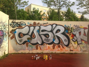 Graffiti Wall - Photo by Cuser - CUSER, TG