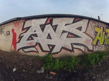 Graffiti Bombing - Photo by Cwesk