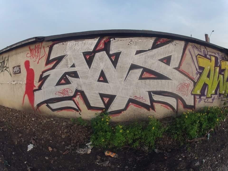 Graffiti Bombing - Photo by Cwesk