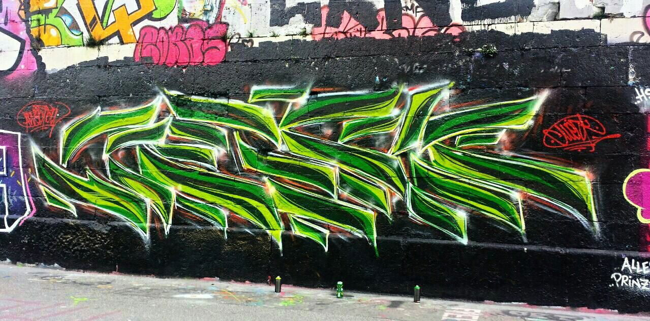 Graffiti Wall - Photo by Cwesk - AWS, cwesk, csk (2015)
