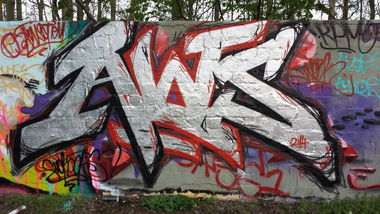 Graffiti Wall - Photo by Cwesk - Cwesk (2014)