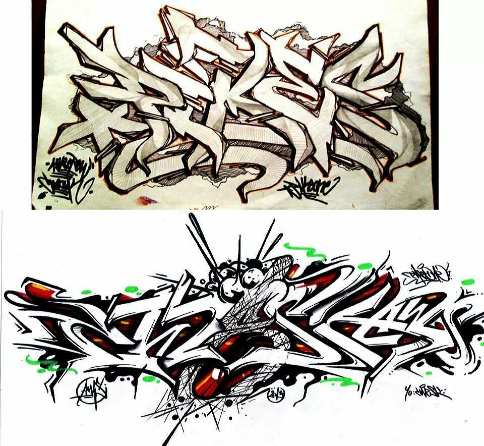 Graffiti Wall - Photo by Cwesk - Pikes, Cwesk (2013)