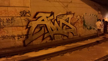 Graffiti Bombing - Photo by Cwesk - Aws, Cwesk