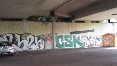 Graffiti Wall - Photo by Cwesk - AWS