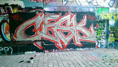 Graffiti Wall - Photo by Cwesk - cwesk, aws, csk (2015)