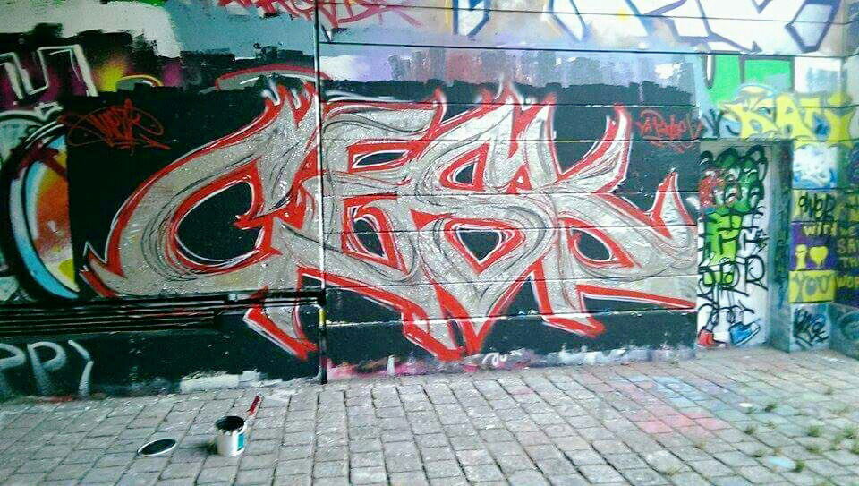 Graffiti Wall - Photo by Cwesk - cwesk, aws, csk (2015)