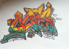 Graffiti Sketch - Photo by CyRiS - GCBS