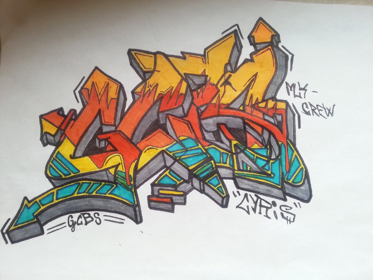 Graffiti Sketch - Photo by CyRiS - GCBS