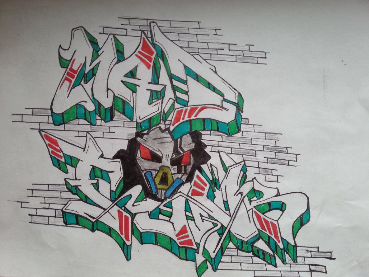 Graffiti Sketch - Photo by CyRiS - MAD, FUNK (2014)