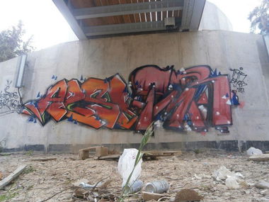 Graffiti Bombing - Photo by CyprusGraffiti