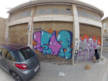 Graffiti Bombing - Photo by CyprusGraffiti