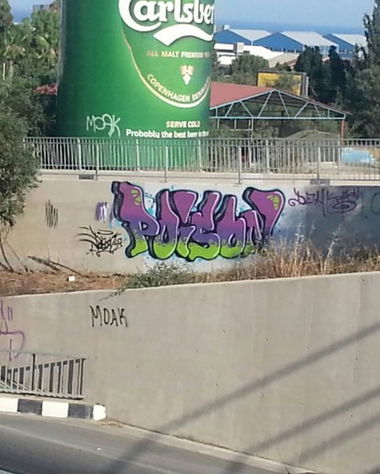 Graffiti Bombing - Photo by CyprusGraffiti