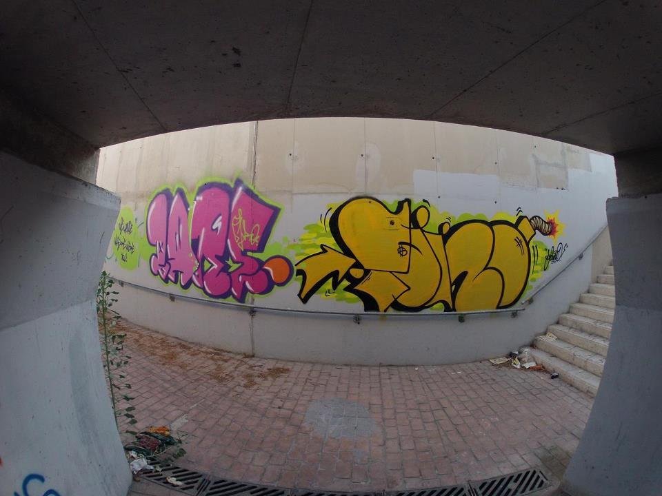 Graffiti Bombing - Photo by CyprusGraffiti