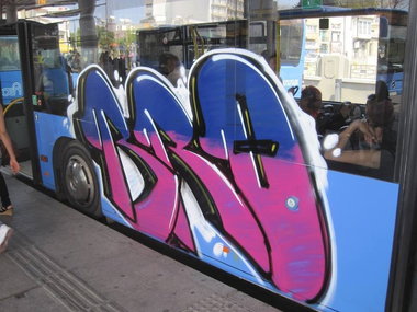 Graffiti Bombing - Photo by CyprusGraffiti