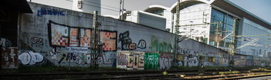 Graffiti Bombing - Photo by D - op, stop, blues