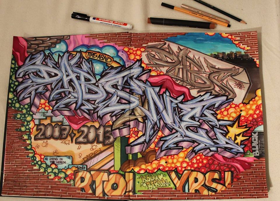 Graffiti Sketch - Photo by DABSONE - Dabs, Rto (2013)
