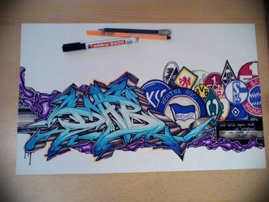 Graffiti Sketch - Photo by DABSONE - Dabs, Rto (2013)
