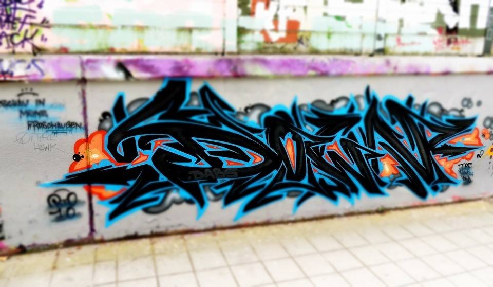 Graffiti Wall - Photo by DABSONE - Down, Rto, Dabs (2014)