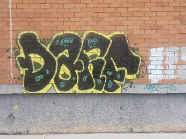 Graffiti Bombing - Photo by DARF