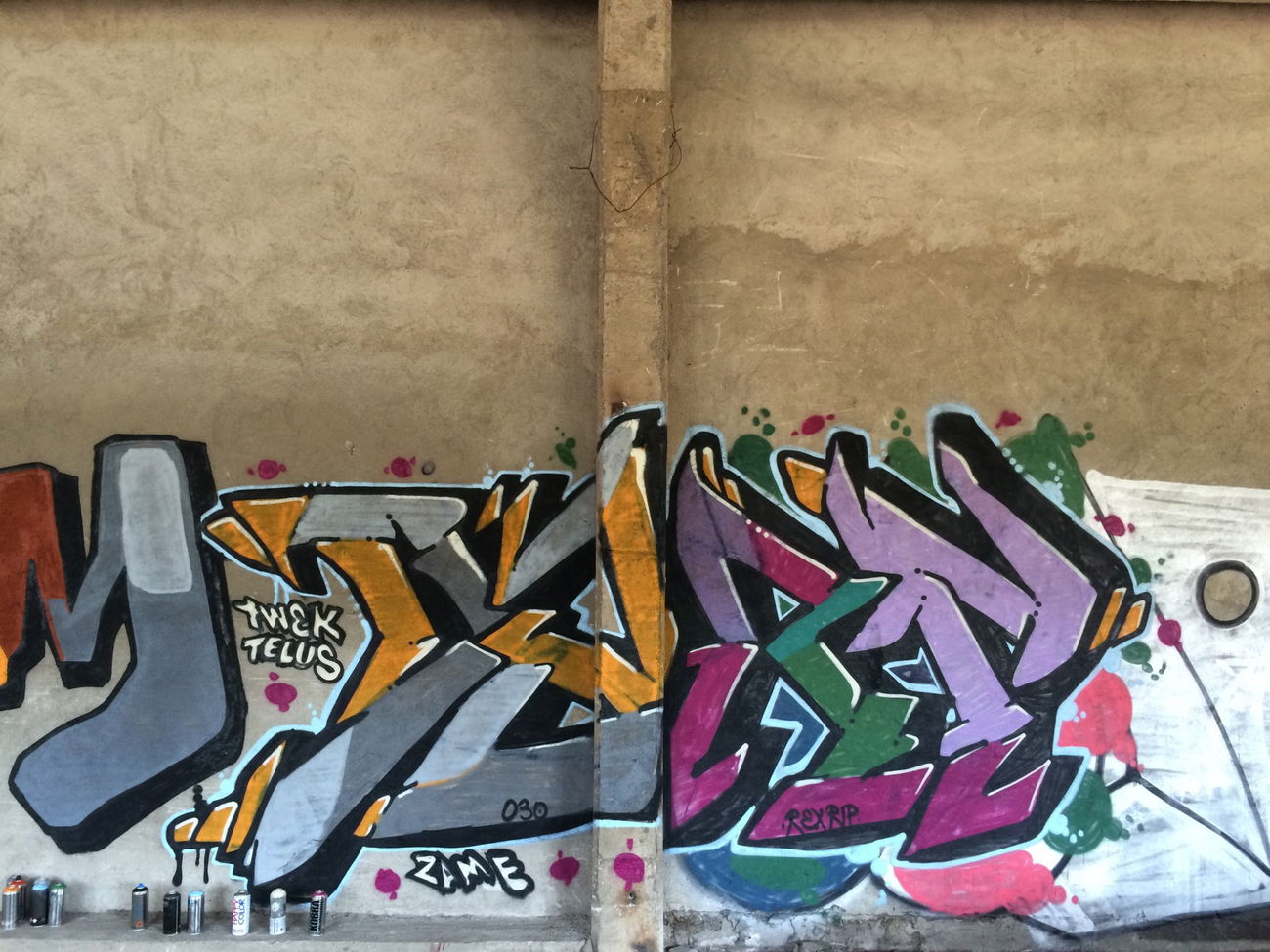 Graffiti Wall in Skoplje - Photo by DART030 - dart, dna, skopje (2015)