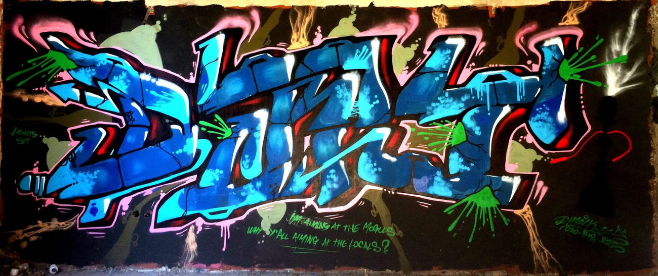 Graffiti Wall in Belgrade - Photo by DART030 - dart, dna, balkan (2017)