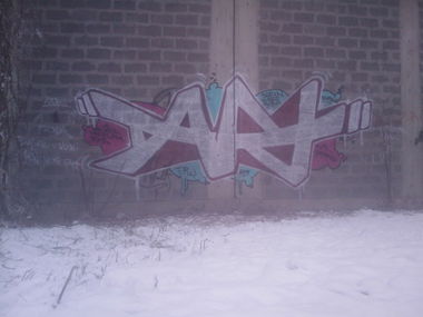 Graffiti Bombing in Belgrade - Photo by DART030 - dart, dna, kzs