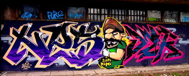 Graffiti Wall in Belgrade - Photo by DART030 - bassivity (2014)