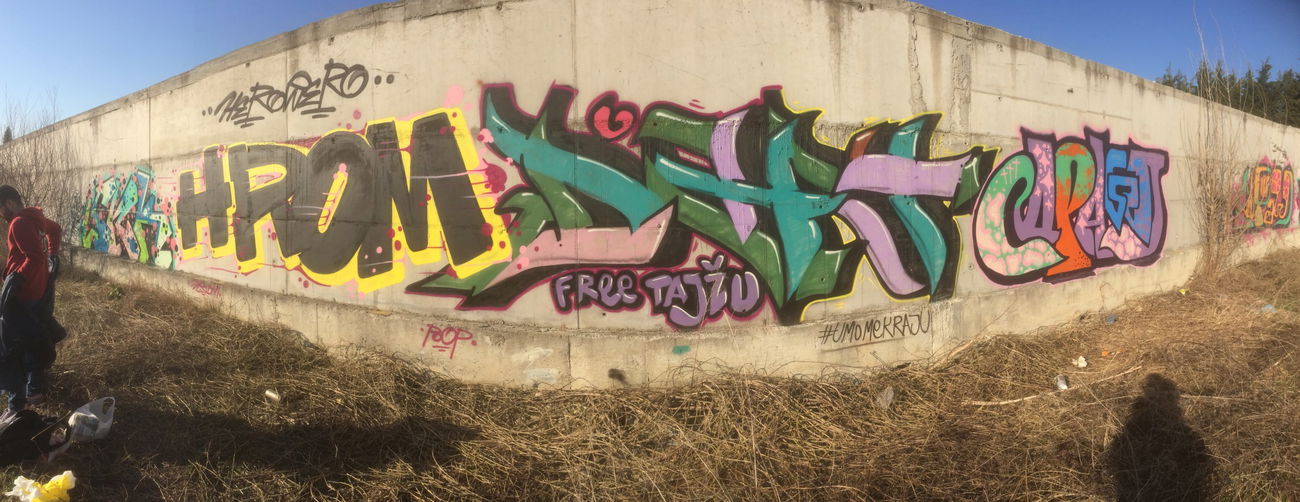 Graffiti Wall in Skopje - Photo by DART030 - srk, hrom, dart (2015)