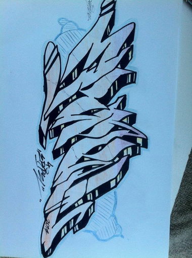 Graffiti Sketch - Photo by DART030 (2017)