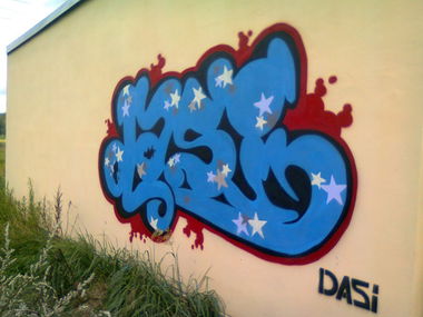 Graffiti Wall in Walbrzych - Photo by DASI - dasi.one.tbc (2012)