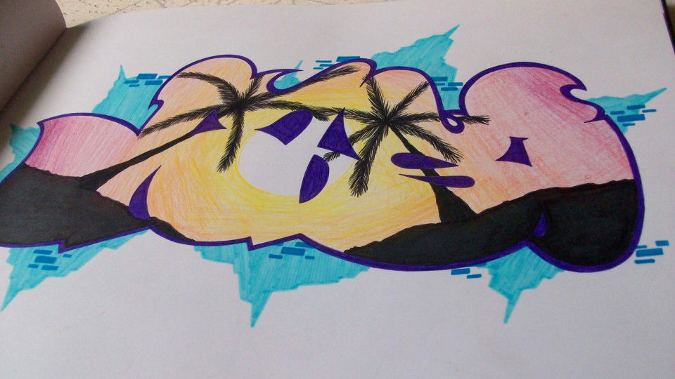 Graffiti Sketch - Photo by DASI - dasi, one, summer (2013)