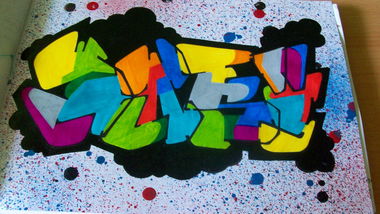 Graffiti Sketch - Photo by DASI - dasi, one, tbc (2012)