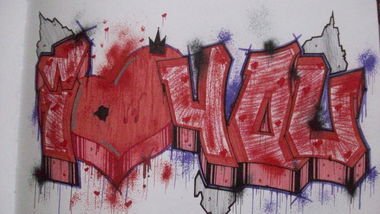 Graffiti Sketch - Photo by DASI - dasi.tbc.i, love, you.2013 (2013)