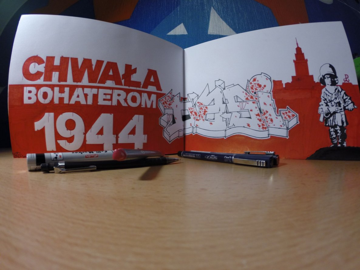 Graffiti Sketch in Polska Walcz?Ca - Photo by DASI - dasi.one, tbc, polska (2014)