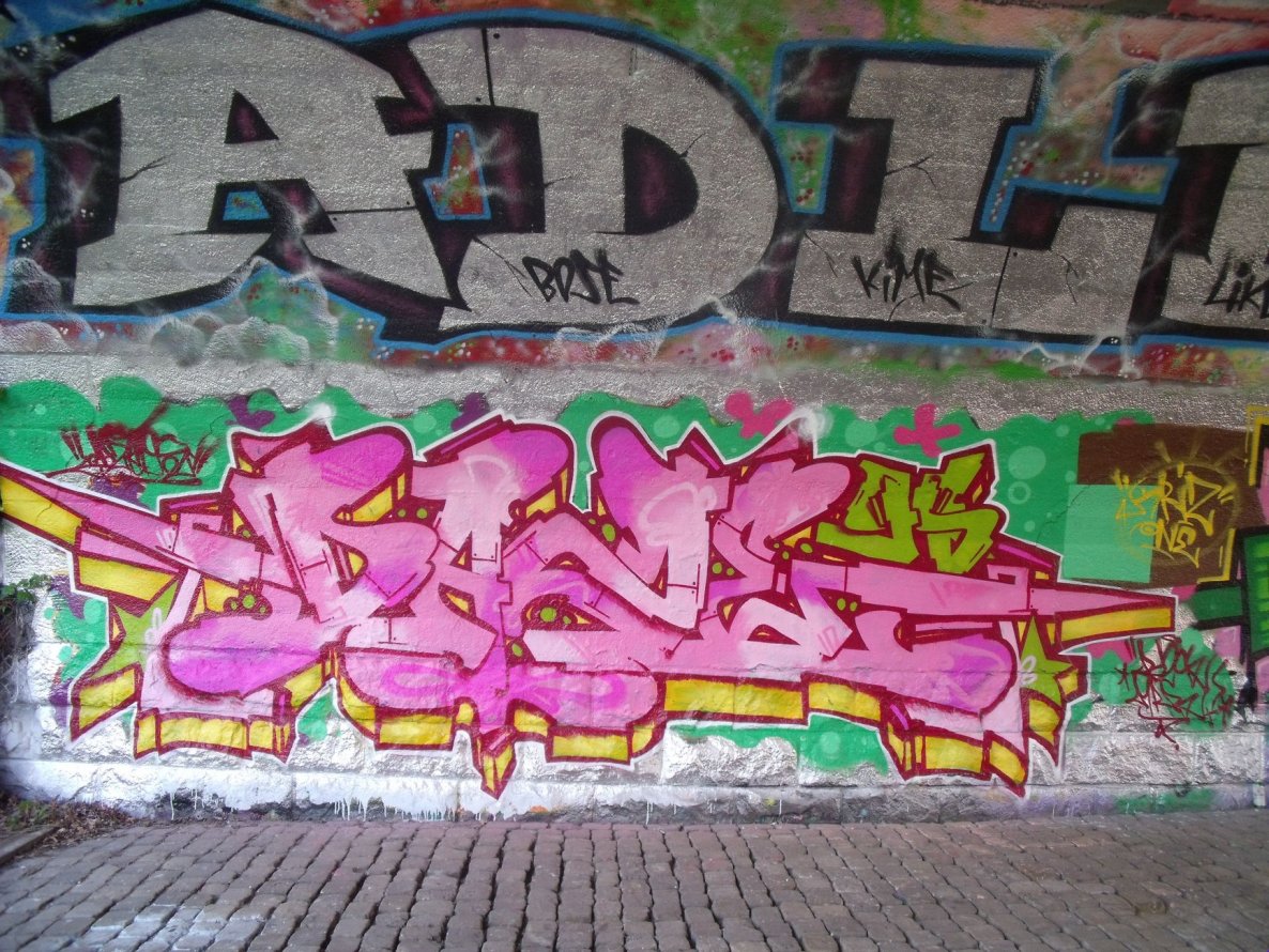 Graffiti Wall - Photo by DAZE95 - Rheine, Fame, DAZE (2014)