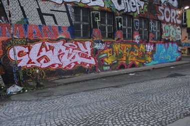 Graffiti Wall - Photo by DAZE95 - Münster, Hawerkamp, Fame (2014)